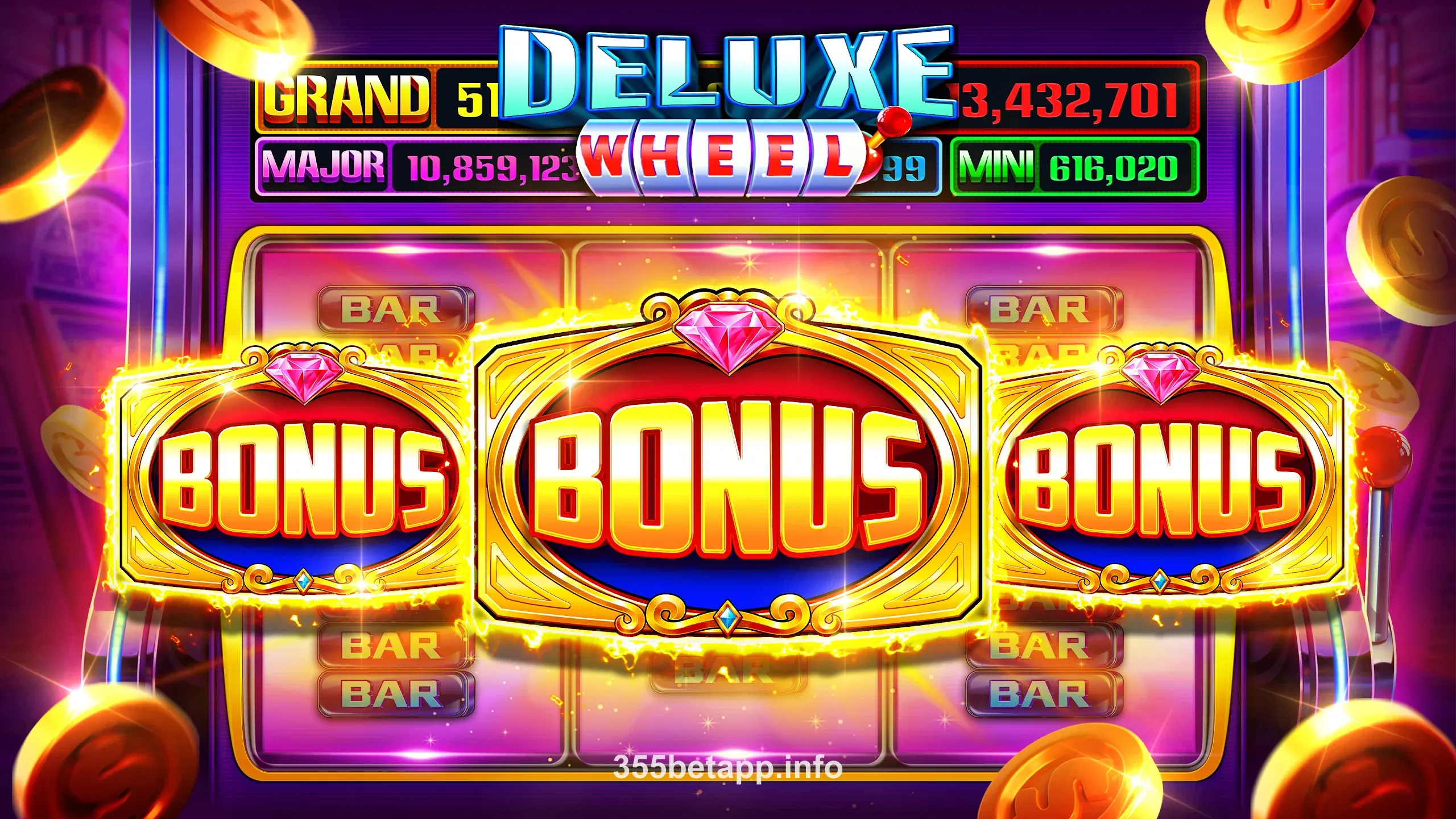 Seção de slots premium